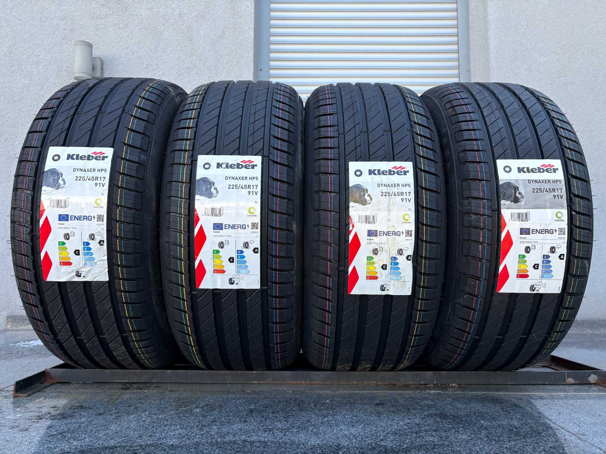 4szt letnie 225/45R17 Kleber Dynaxer HP5 91V prod. 2025 rok! C,A,71db