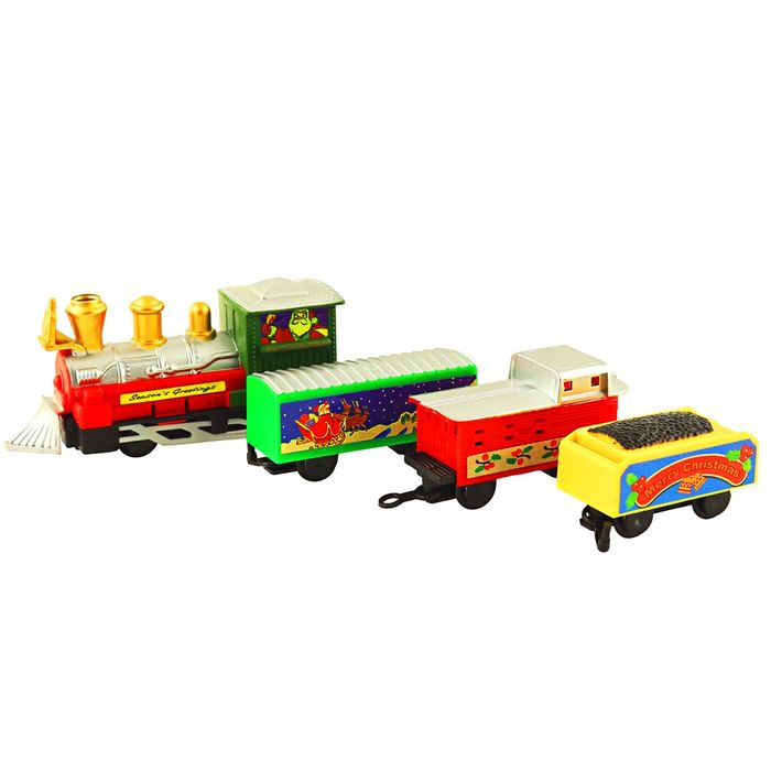 Набір іграшковий "Різдвяний Потяг із залізницею"
