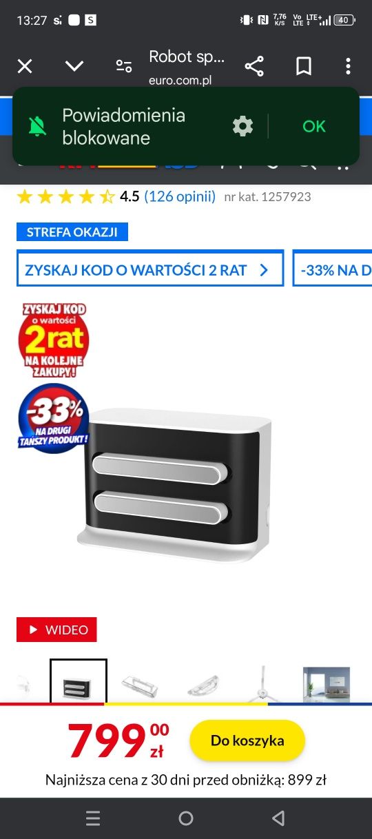 Robot sprzątący xioami