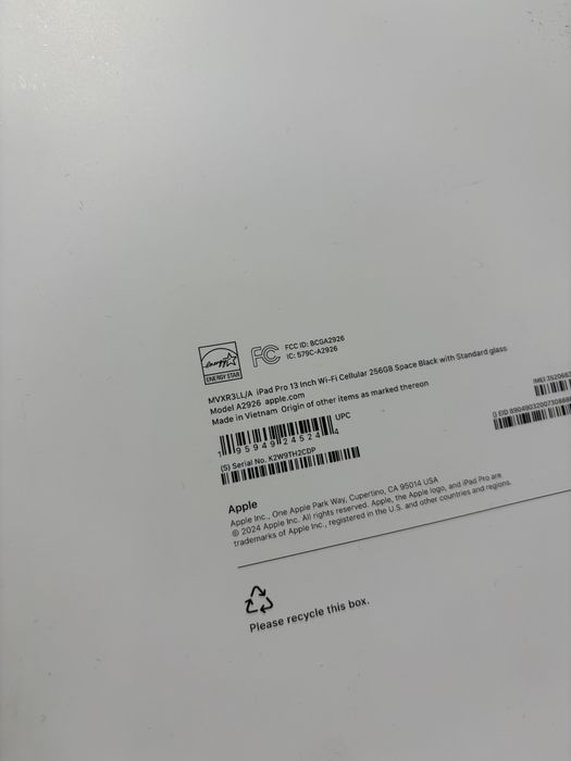 iPad pro 13 m4 256gb + lte