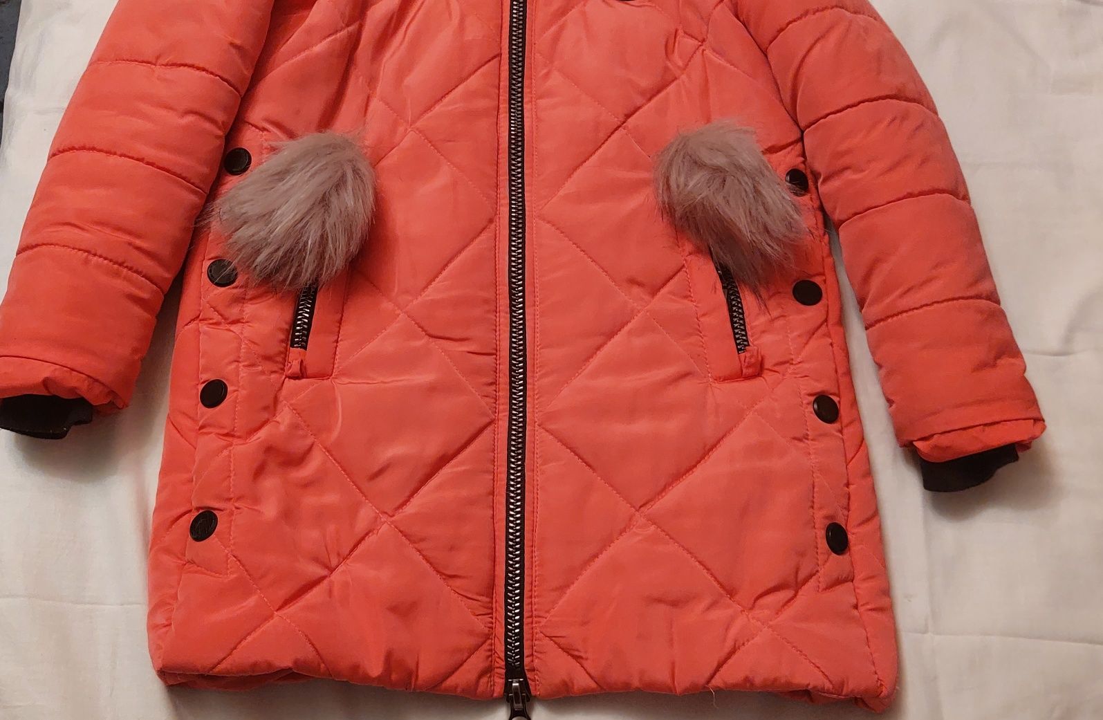Пальто зимове куртка для дівчинки пуховик