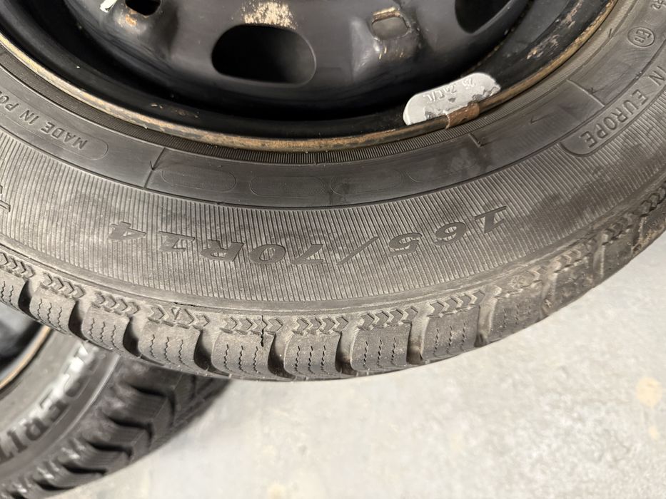 Opony zimowe 14” 165/70/14