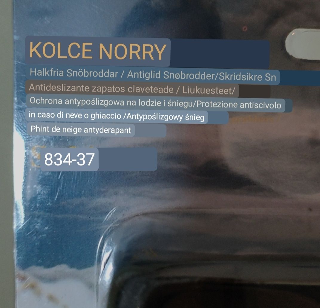 Kolce antyposlizgowe Nowe S 34-37