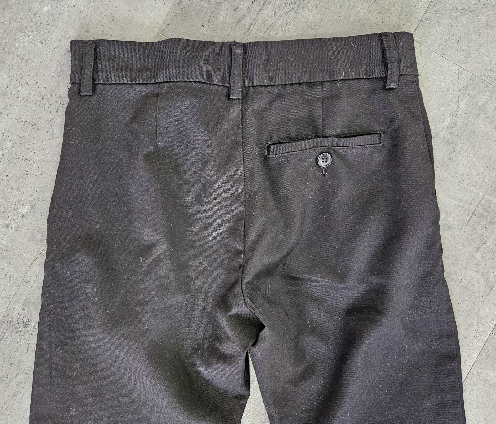 Czarne proste spodnie 164 XS