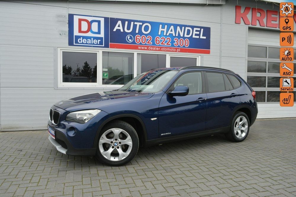 BMW X1 S-DRIVE 20d Automat Serwisowany w ASO Navi Skóra Bluetooth 199 tys.km