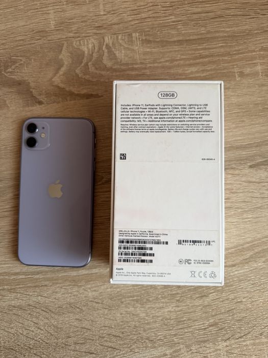 iPhone 11 128GB Purple • Ідеальний стан