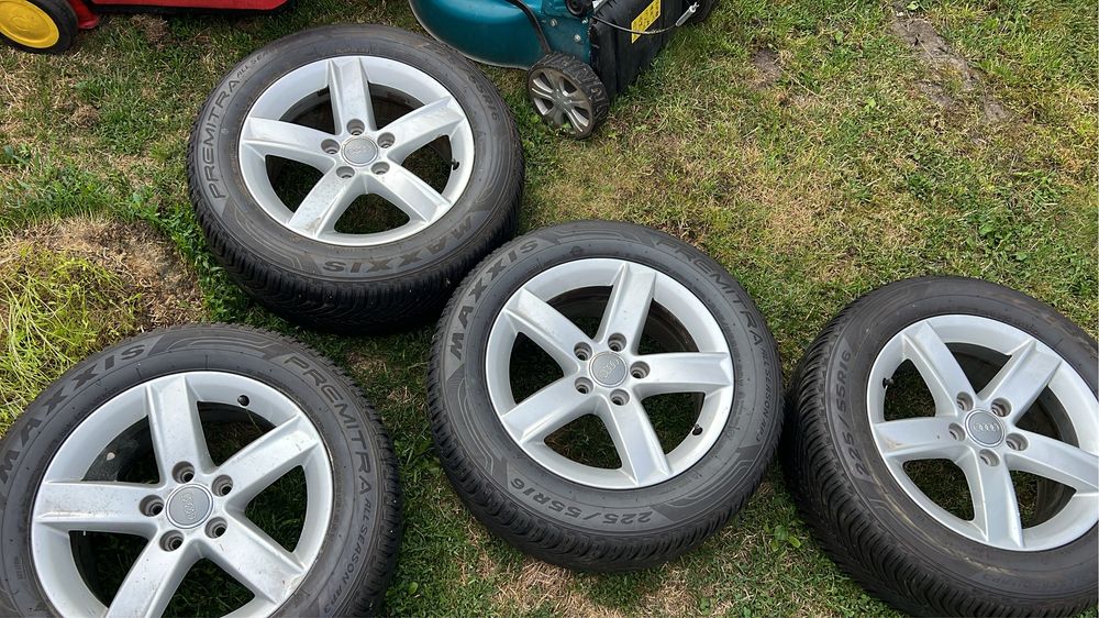 225/55/16“  5x112 audi wielosezon dot.2023