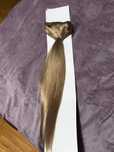 Włosy doczepiane naturalne 45cm 140g ciemny blond clip in