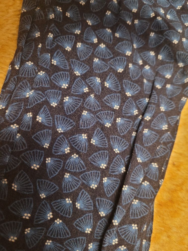 Spodnie wiskozowe letnie cienkie okaidi r 5a 110cm