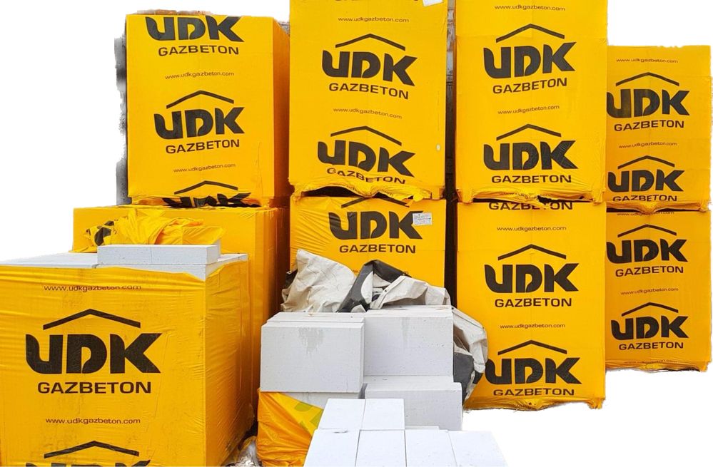 Газобетон UDK Акція клей в подарунок