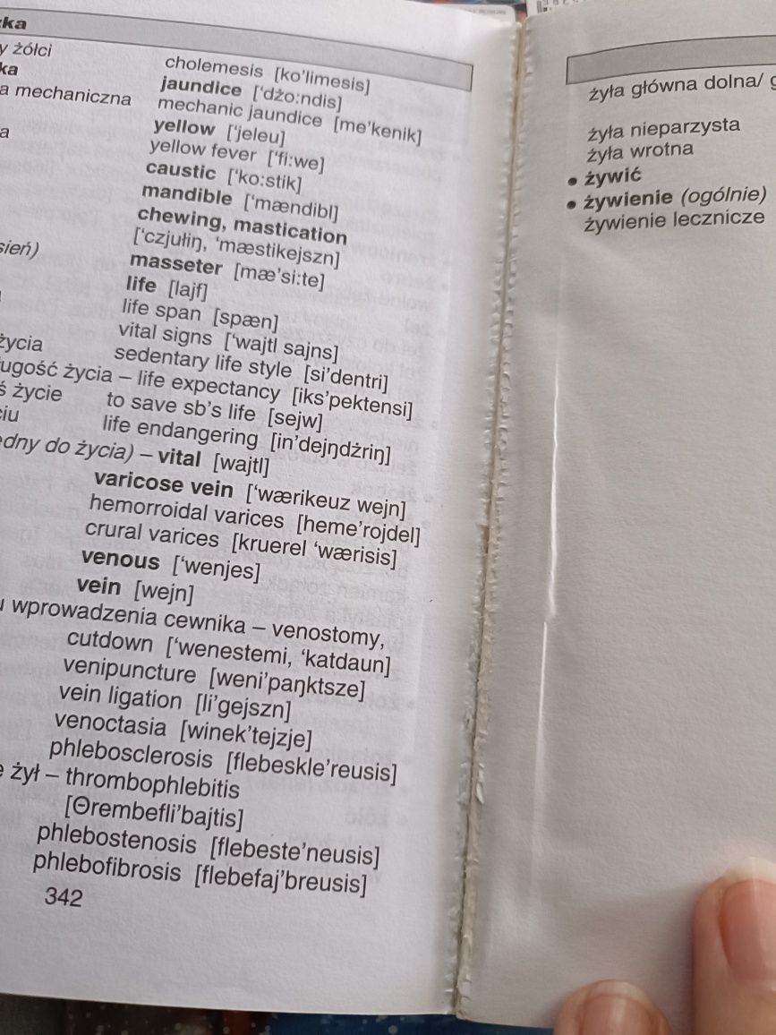Słownik medyczny angielsko polski, polsko angielski