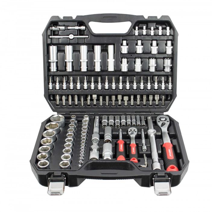 Jogo de Chaves de Caixa 1/2"-1/4" 110Pcs