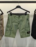 Шорти STONE ISLAND L11WA Brushed Cotton Canvas Bermuda Shorts Sage Gre