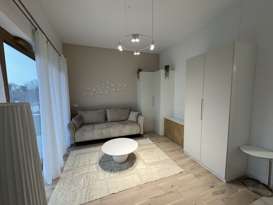 30m2 kawalerka Wroclaw, Michalczyka Apartamenty nad rzeka z ogrodkiem