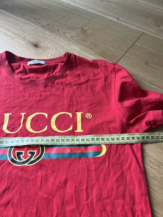 Tshirt Gucci czerwony S