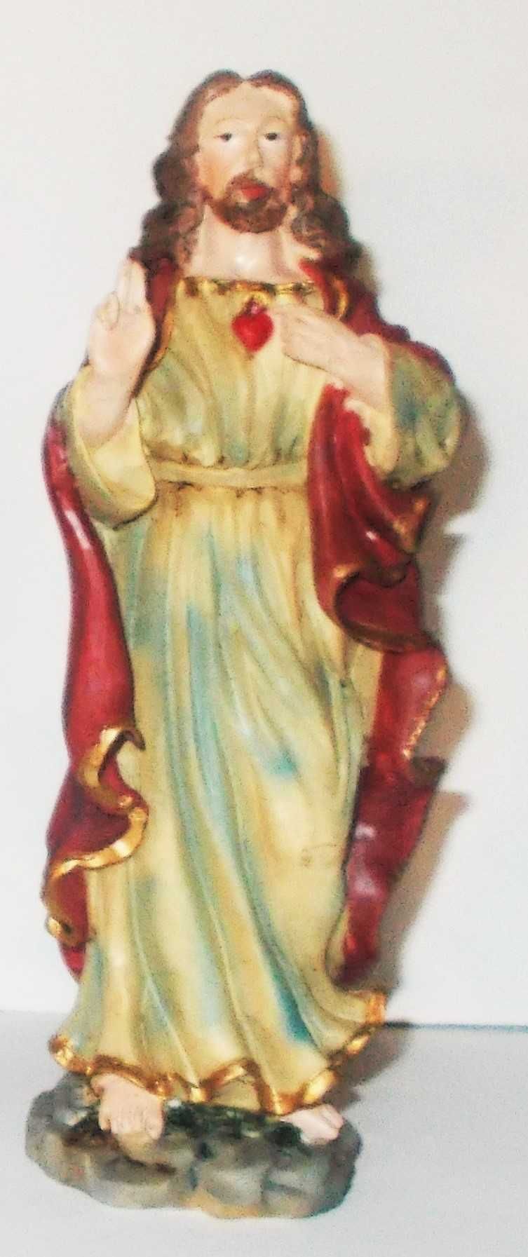 Figurka Serce Maryi Serce Jezusa Masa żywiczna