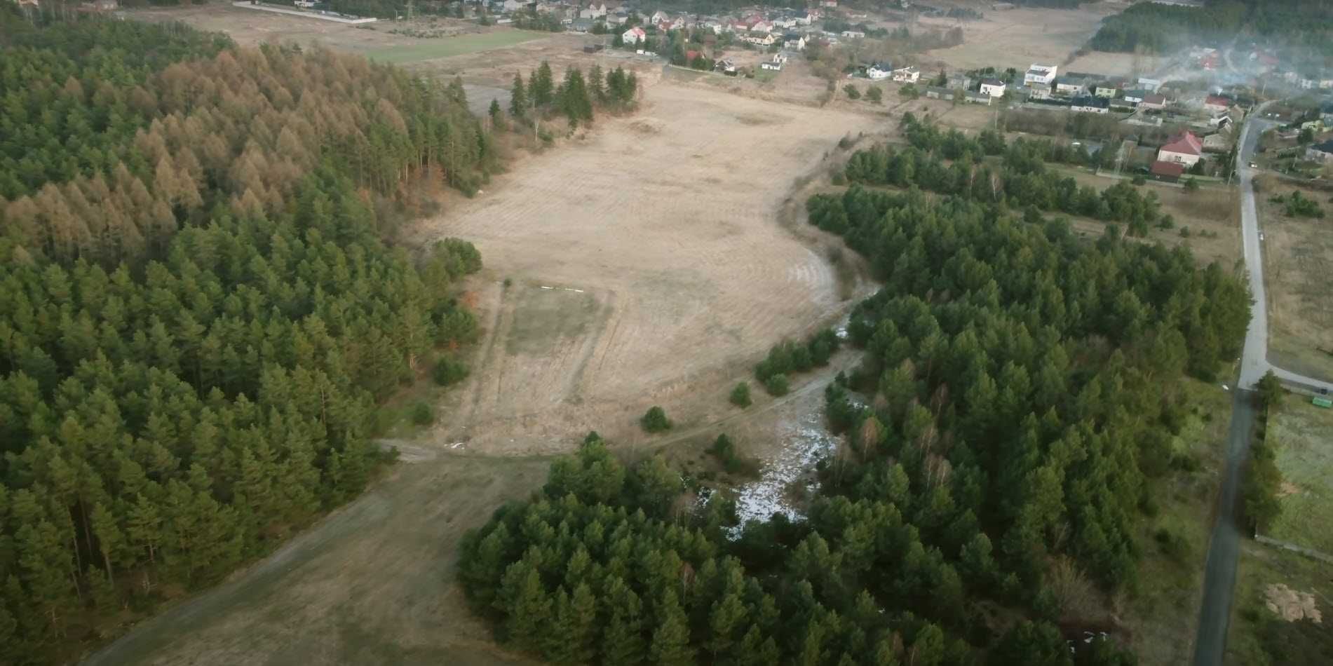Piękna, zalesiona działka budowlana w Zdowie