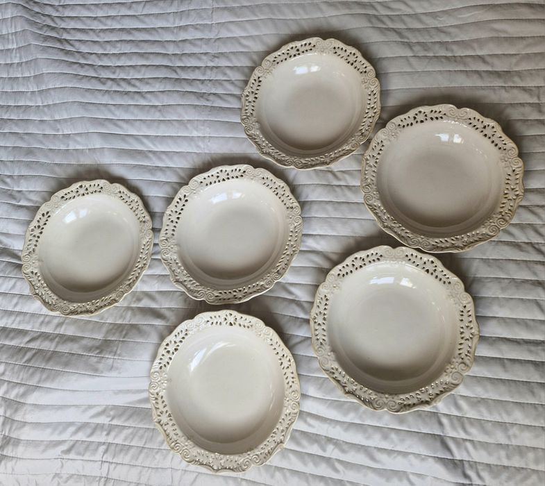 Zestaw 6 głębokich talerzy obiadowych Na zupę Veroni