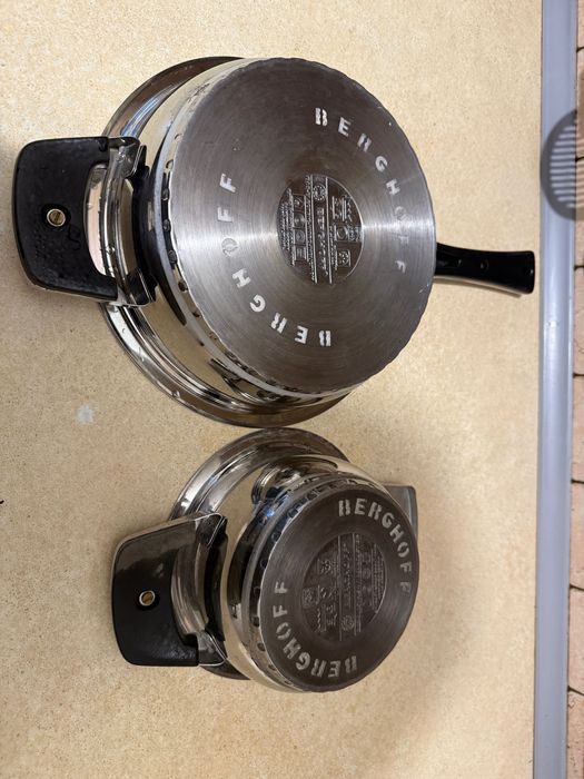 BERGHOFF patelnia stalowa grillowa garnek Indukcja