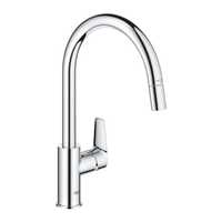 Grohe BauEdge bateria kuchenna z wyciąganą wylewką chrom Lublin