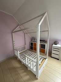 Łóżko domek + materac 170x90
