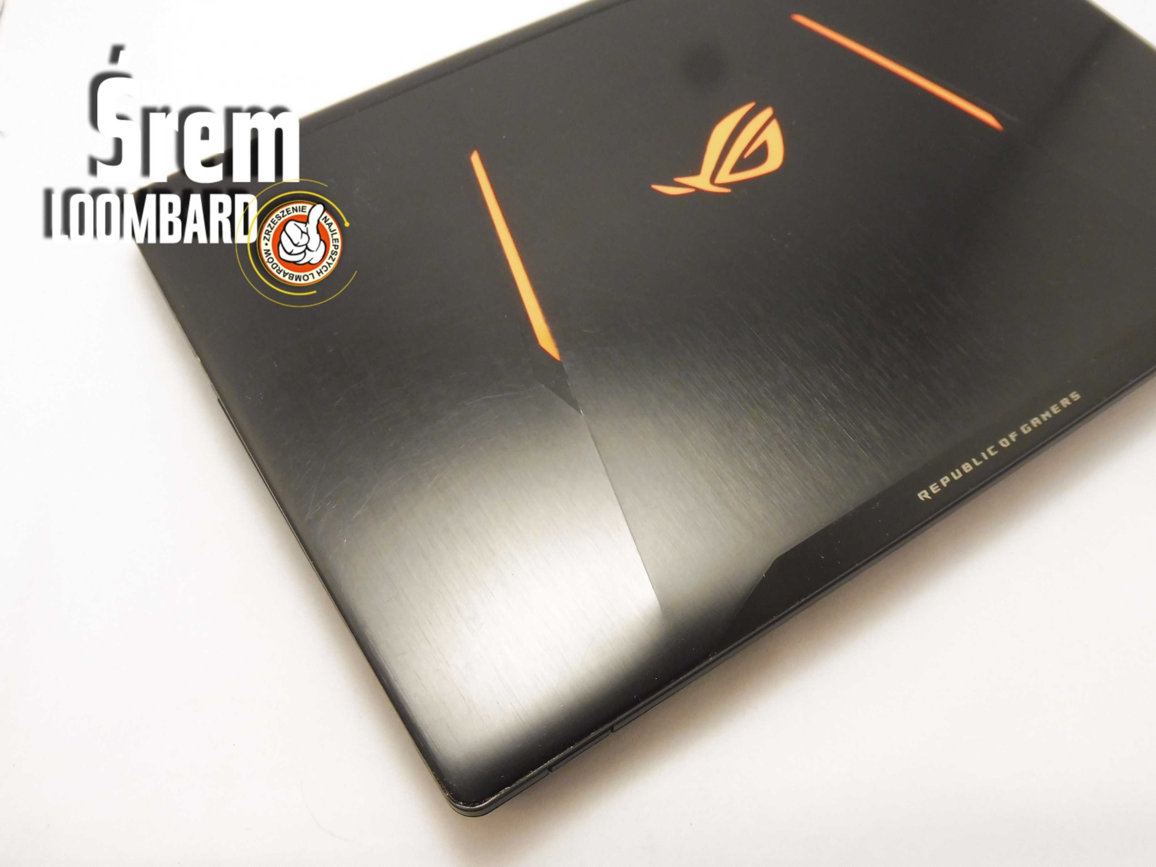 Asus Rog Strix GL553V, Intel i5-7gen, 16gb/1tb hdd/1tb ssd, gtx 1050