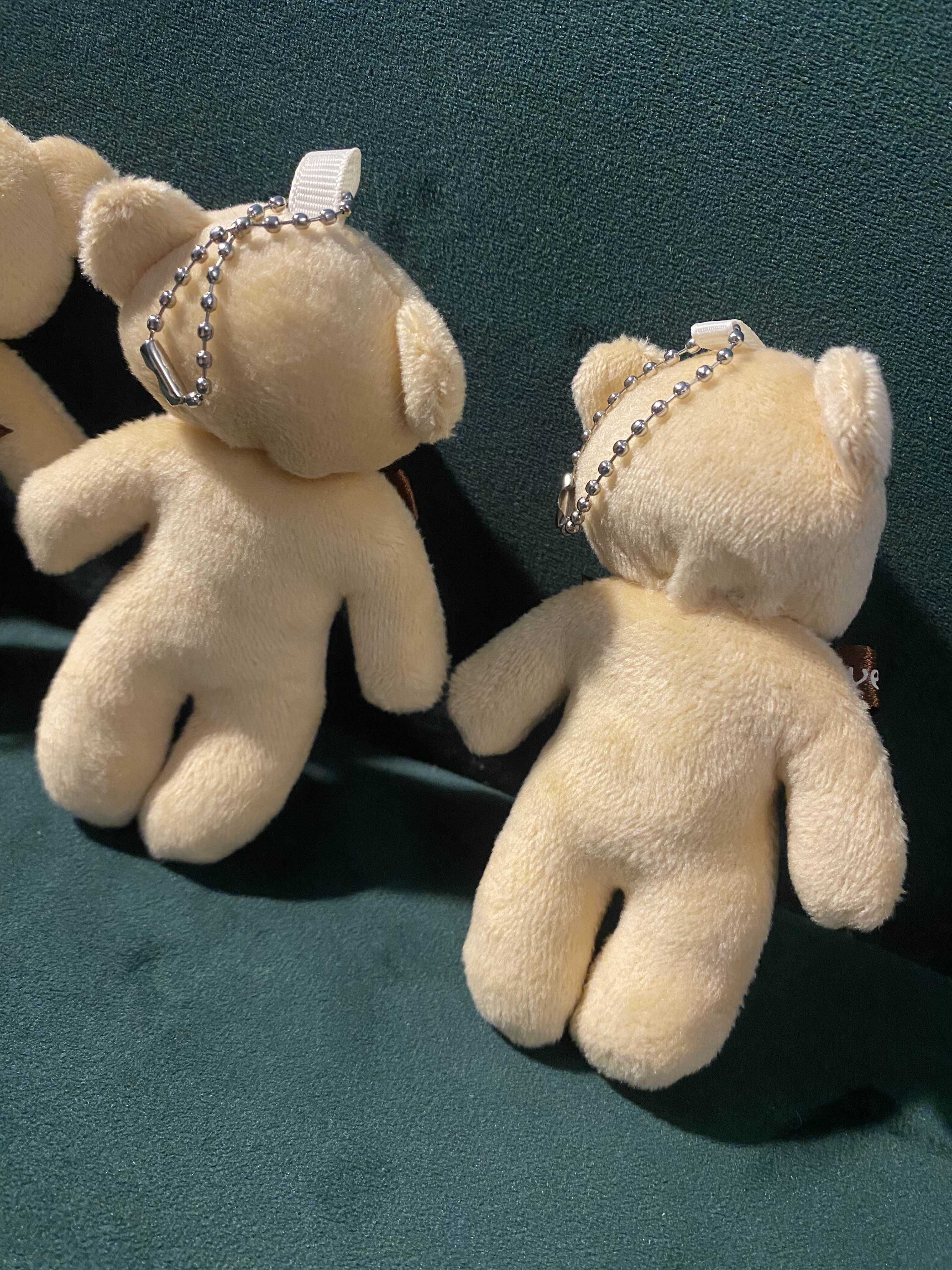 5 x Nowe Pluszaki maskotki breloczki miś misiek Love