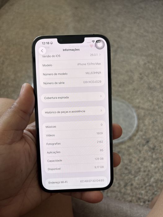 Iphone 13pro max 125GB