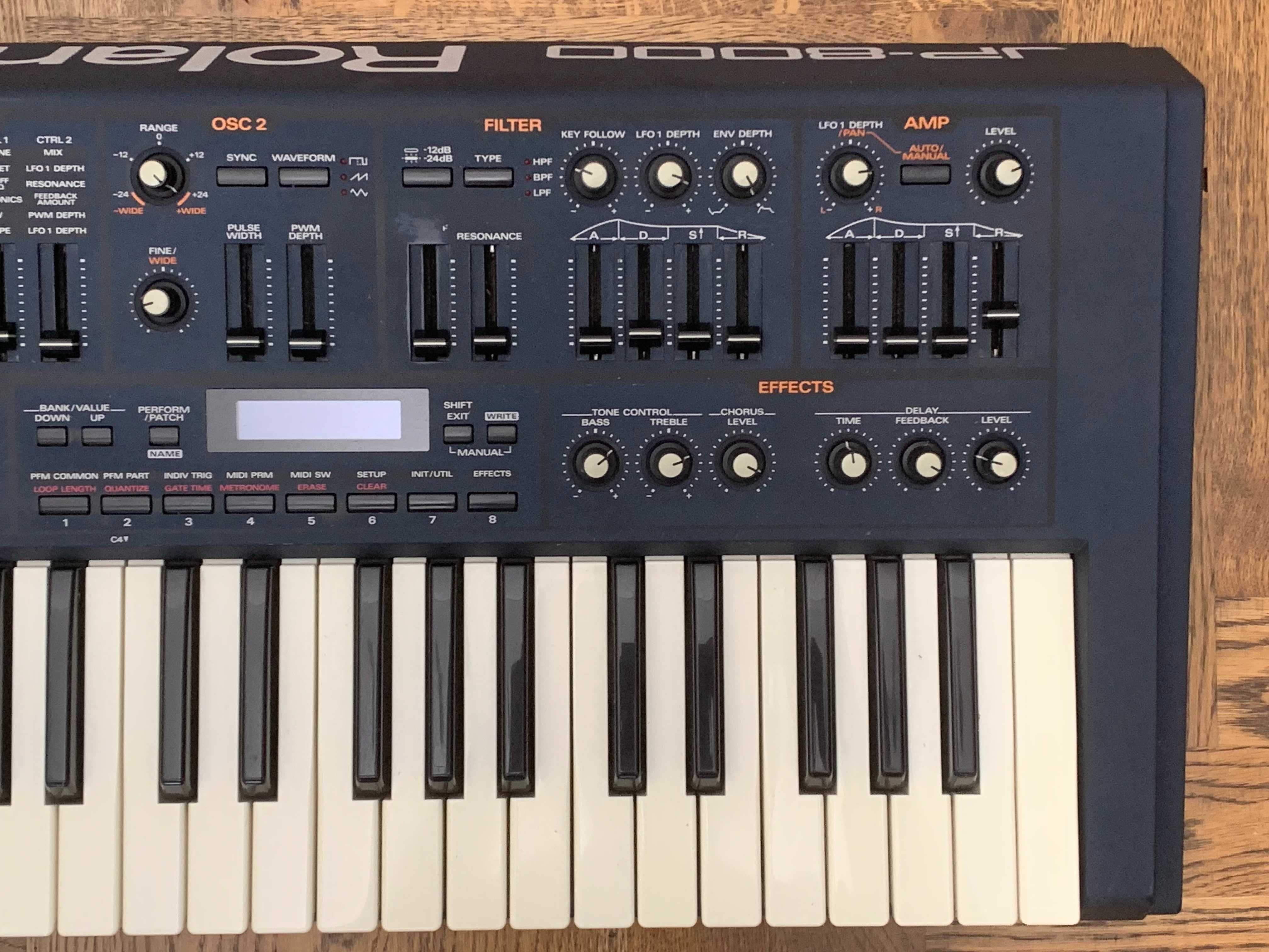 Roland JP-8000 syntezator, virtual analog, trance, techno, dance