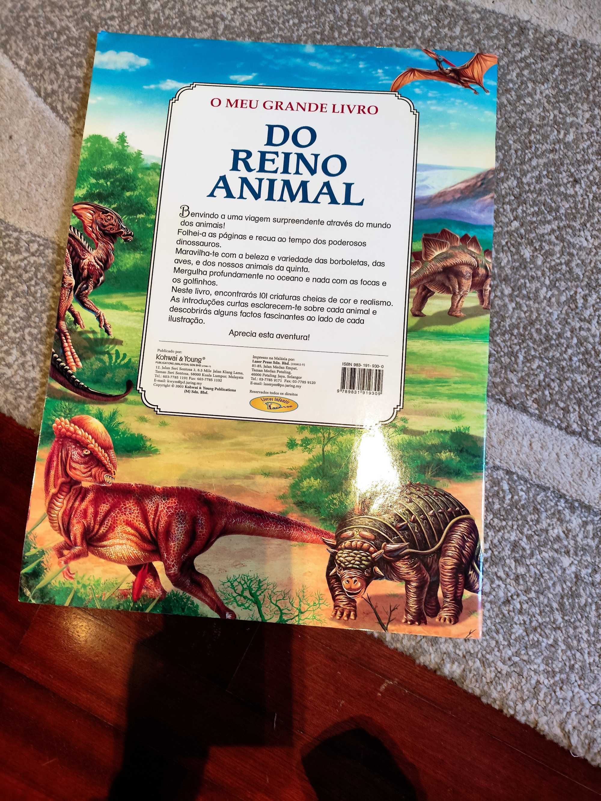 Livro grande infantil animais