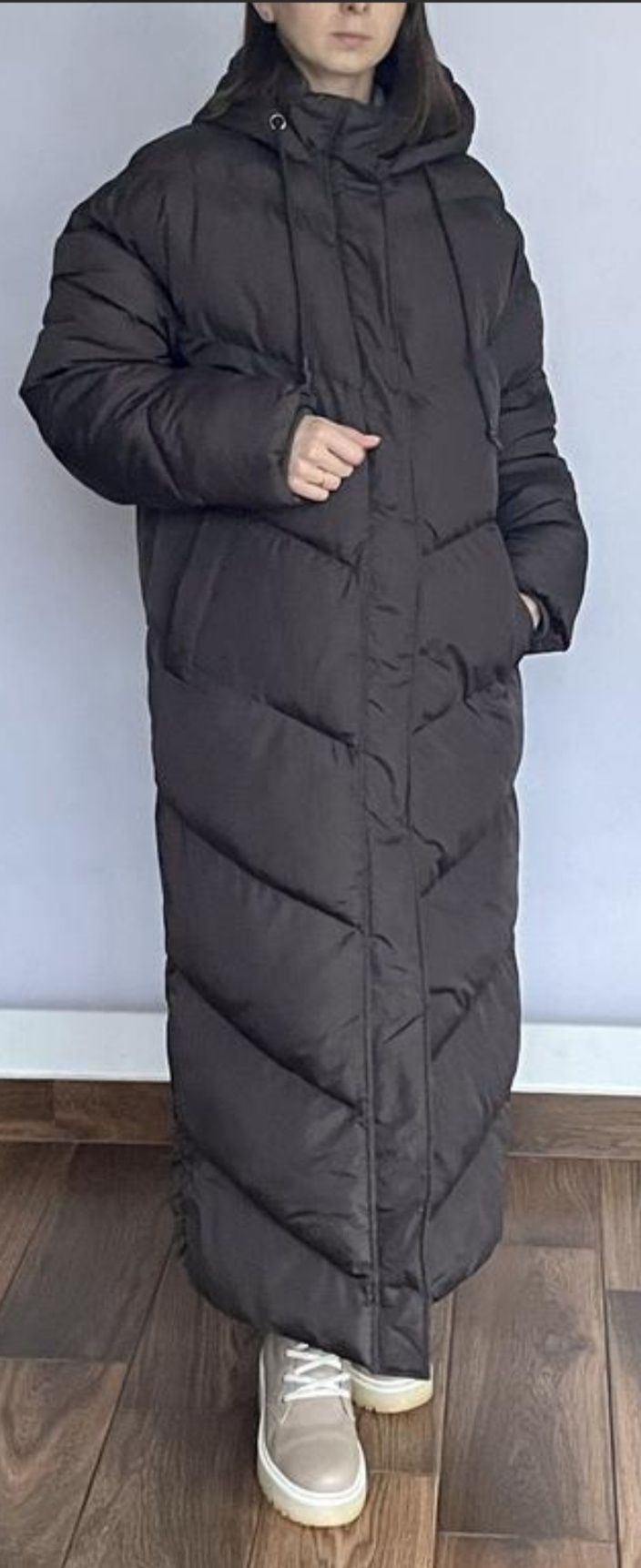 Пальто длинное, размер С