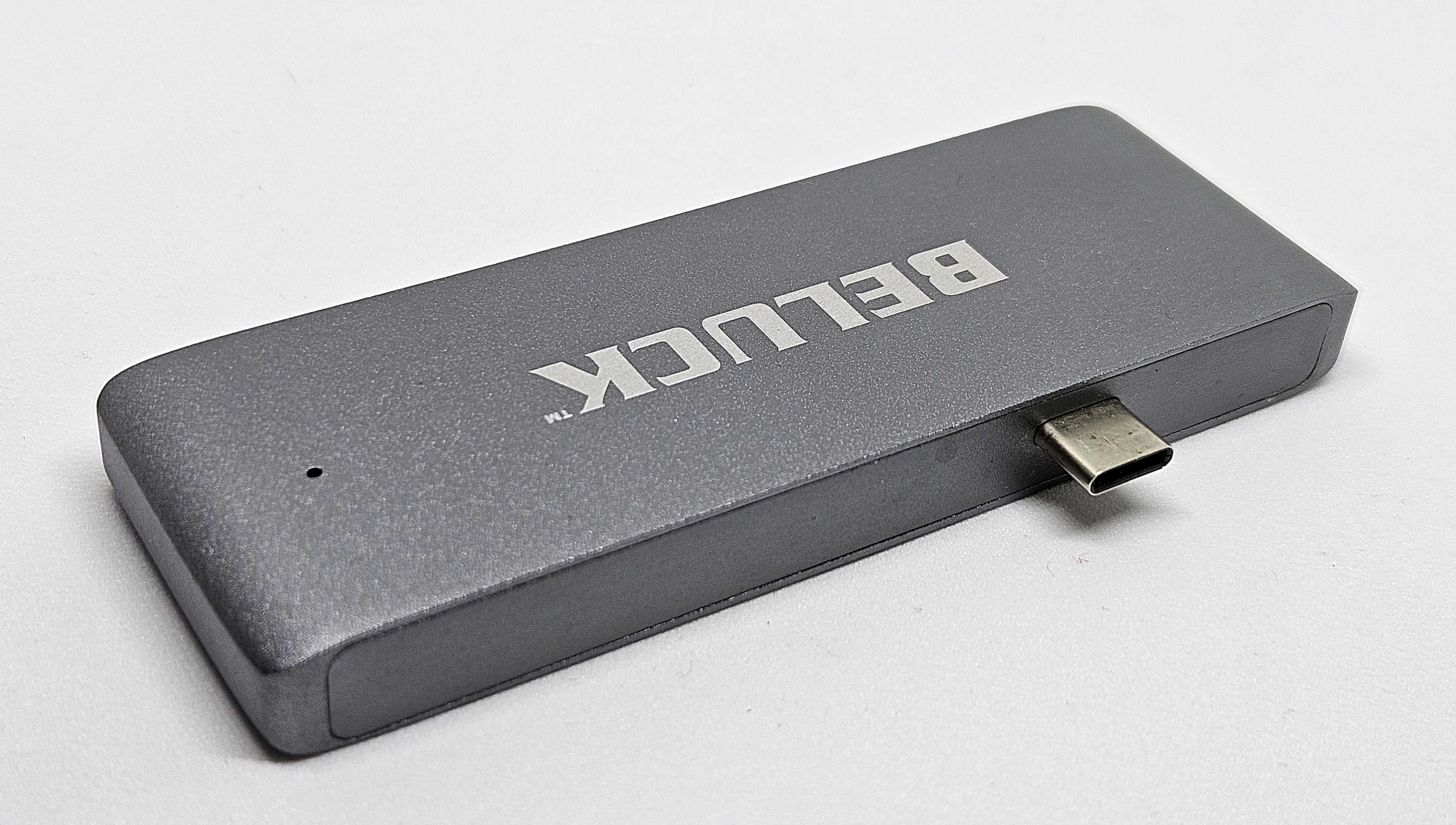 Кардридер USB 3.0 хаб Type-C для ноутбука Beluck TC1 Aluminum (BLKTC1)