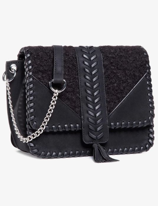 Torebka listonoszka mała pojemna Jenny Fairy czarna