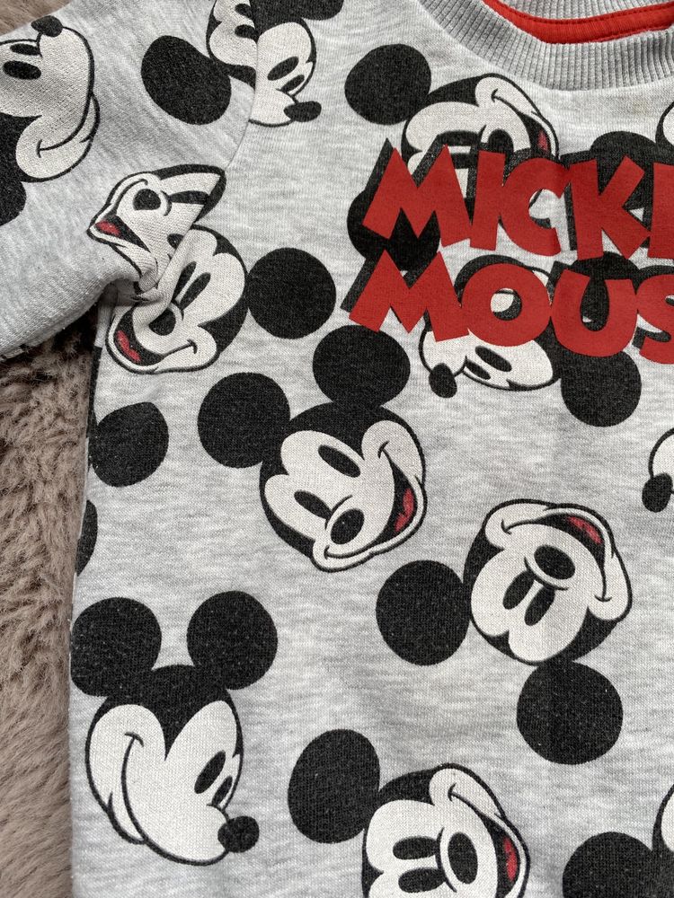 Ciepla bluza Mickey Mouse, rozmiar 86.