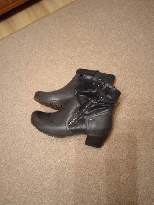 Botki, Medicus, skóra, szersze, 40 H