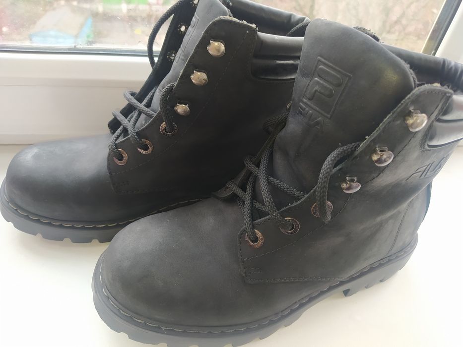 Ботинки Fila нубук натуральна шкіра