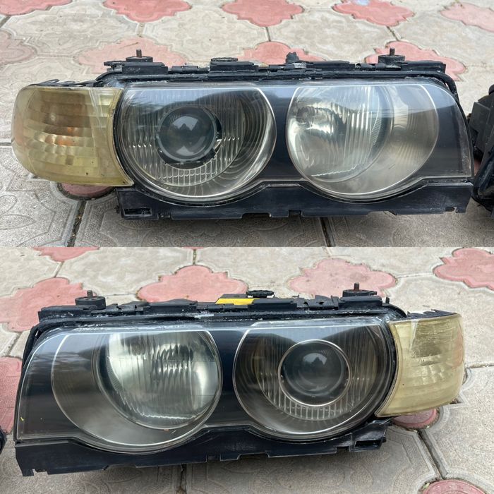 Фары на BMW e38, Рестайл, ксенон в сборе