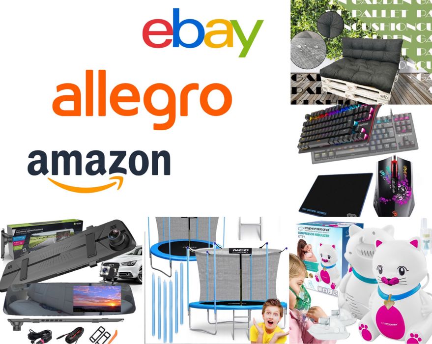 Wykonam grafiki miniaturki do sklepu Allegro/Amazon/eBay/ Erli