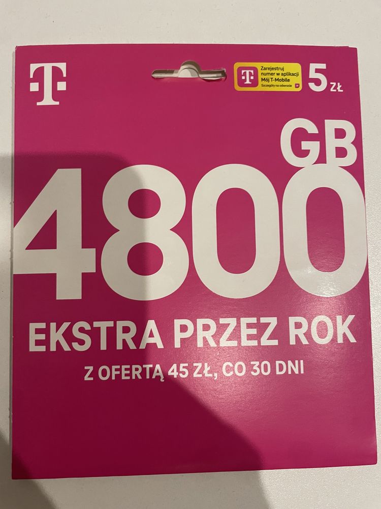 Srebny  numer T-Mobile 606x 236x056! Starter Nowy