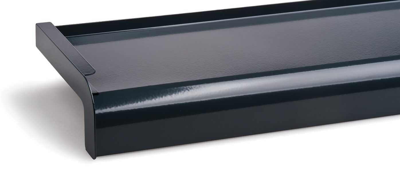 Parapet zewnętrzny stalowy lub aluminiowy ciemny brąz, grafit, biały