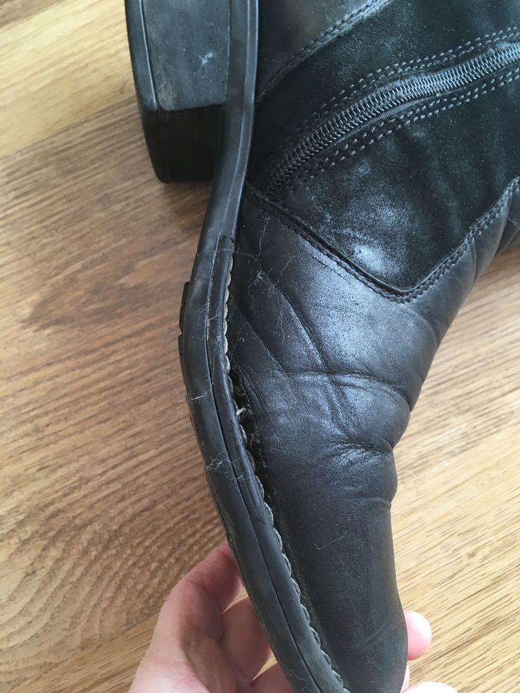 Botki damskie r. 39 Lasocki skórzane