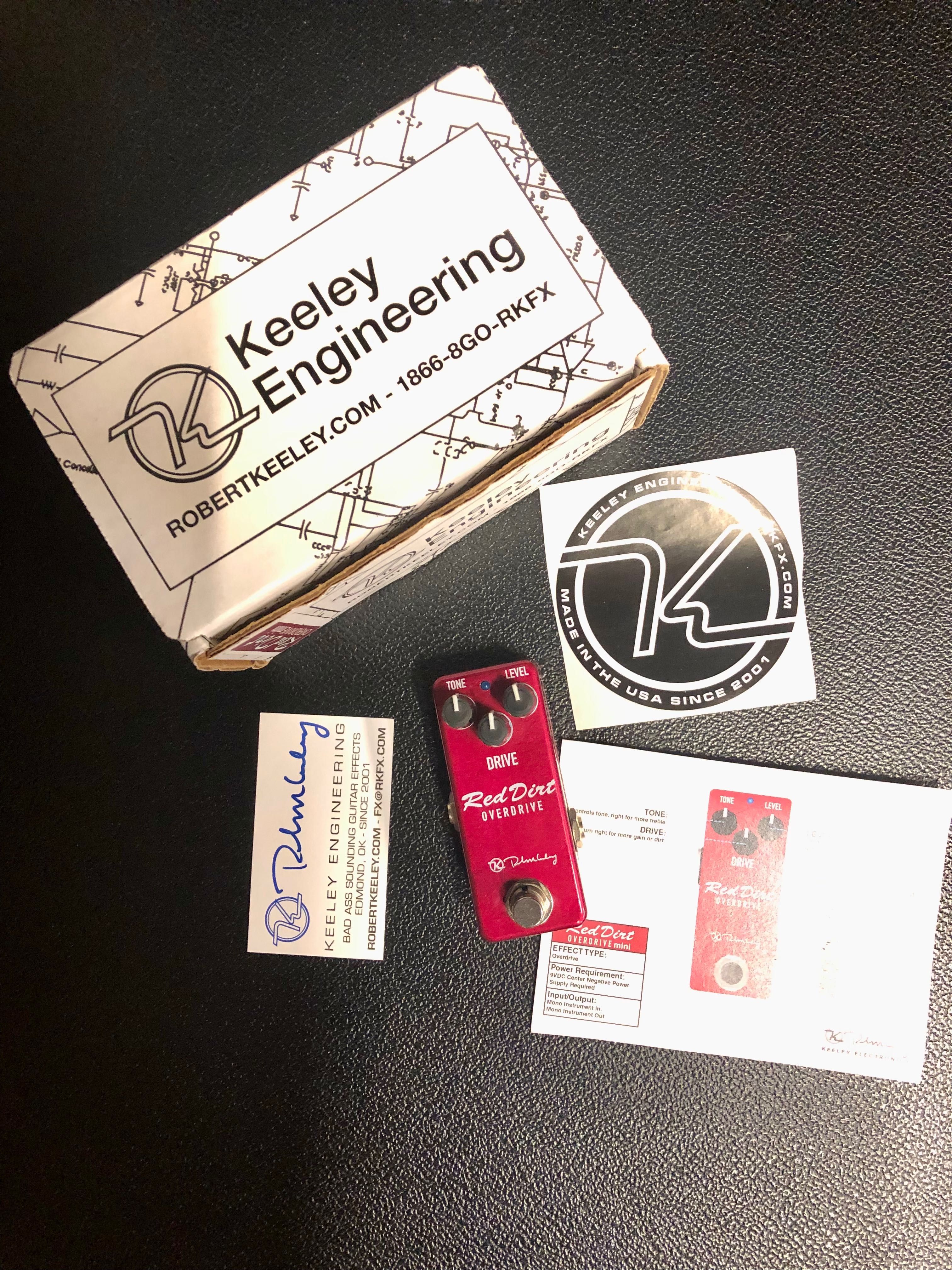 Keeley Red Dirt Mini v2 - Efekt Gitarowy Overdrive/Tube Screamer