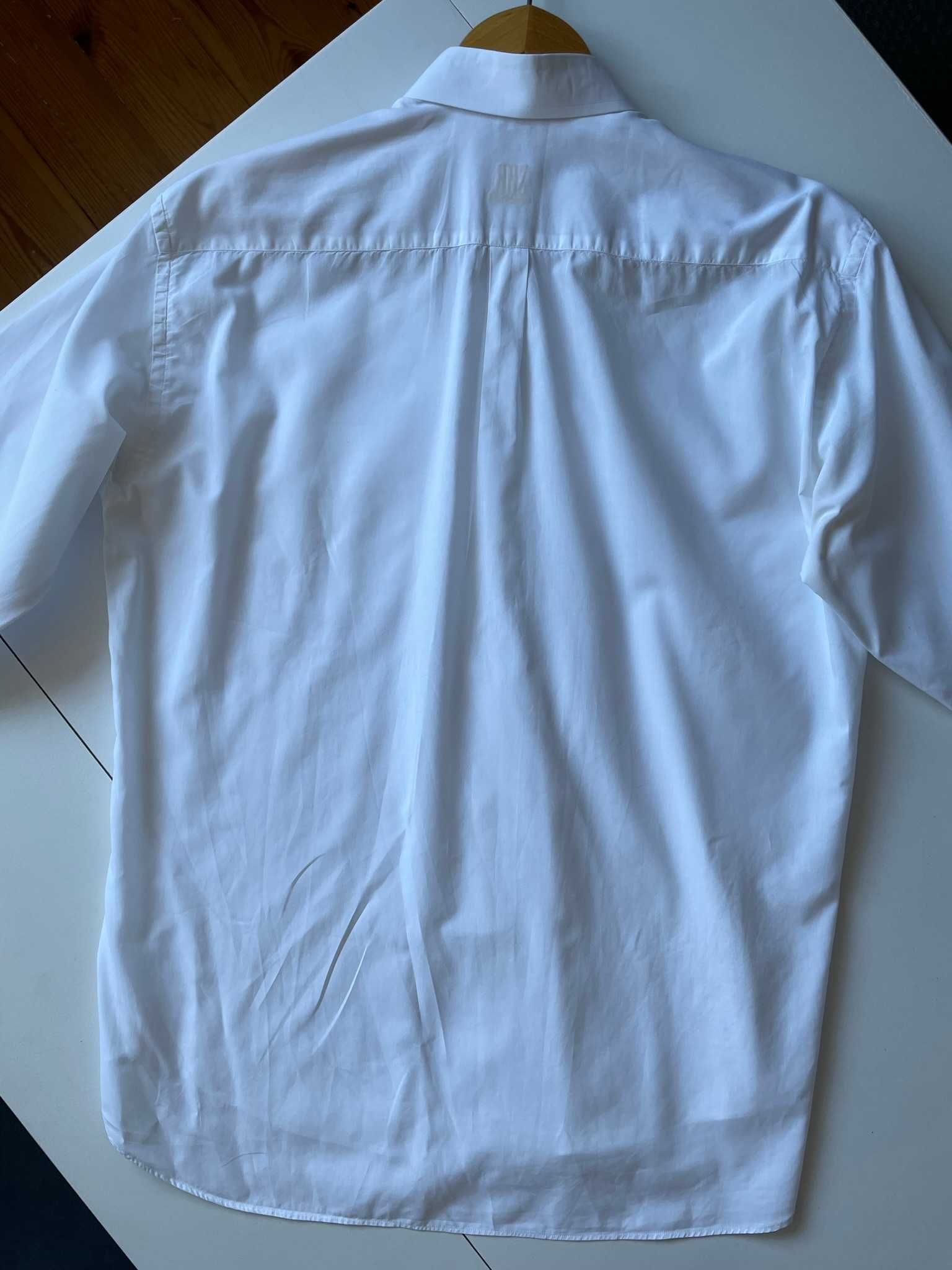 SØR SOER niemiecka koszula vintage biała