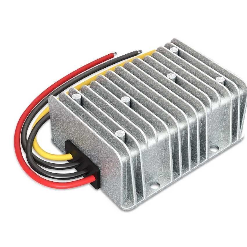 DC DC 12V в 28V, 20A повышающий залит герметичен надёжен Новый.