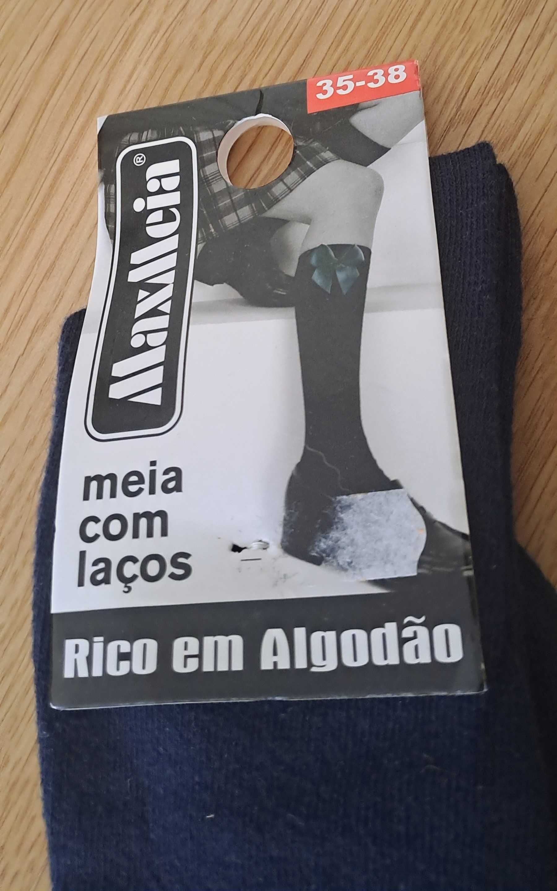 Meia de Criança até ao joelho com laço : Tam 35-38