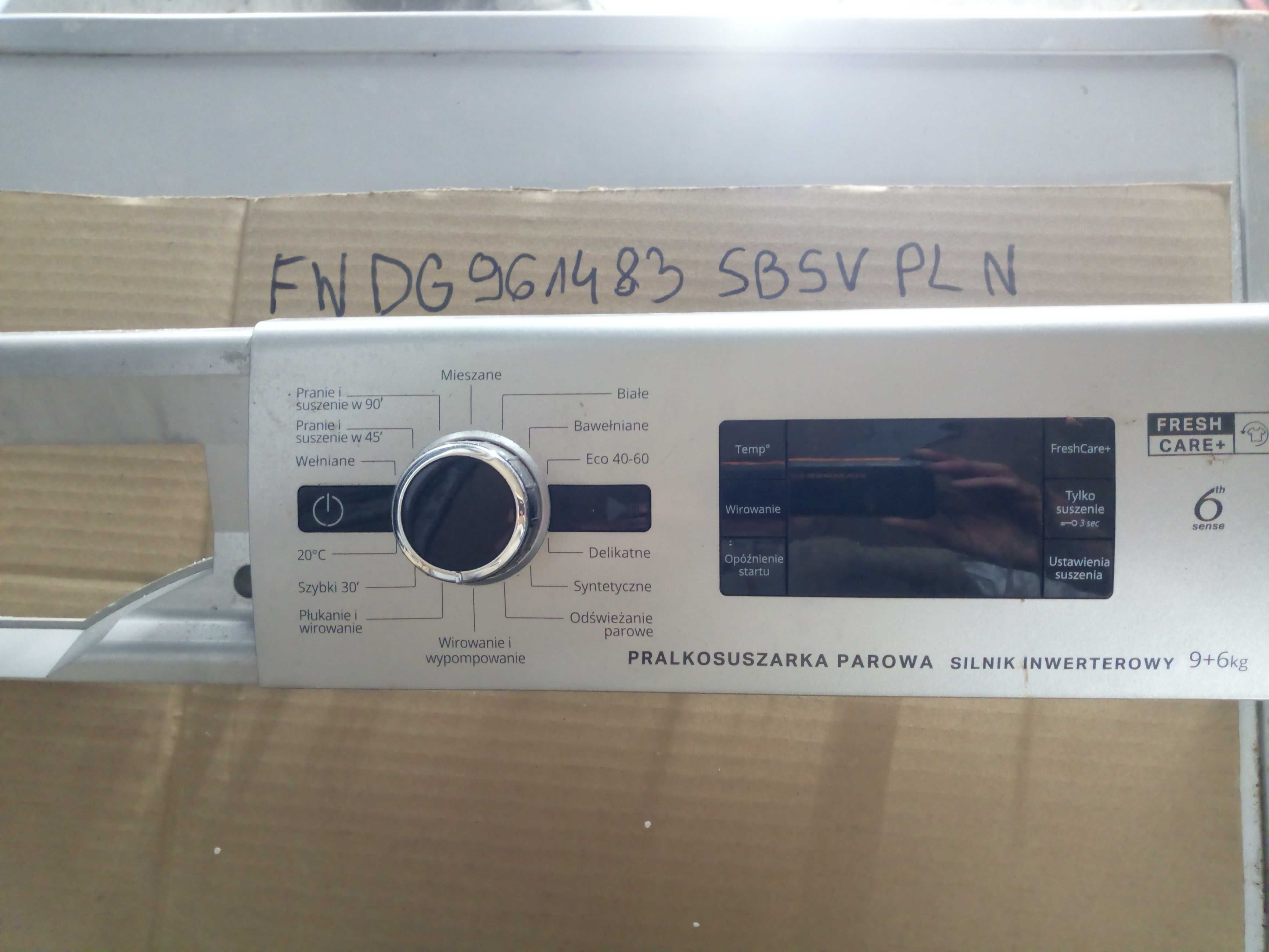 moduł wyświetlacza do pralko suszarki Whirlpool FWDG961483 SBSV