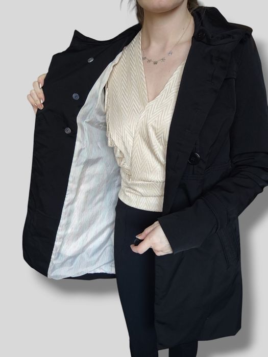 Klasyczny elegancki damski trencz Only S