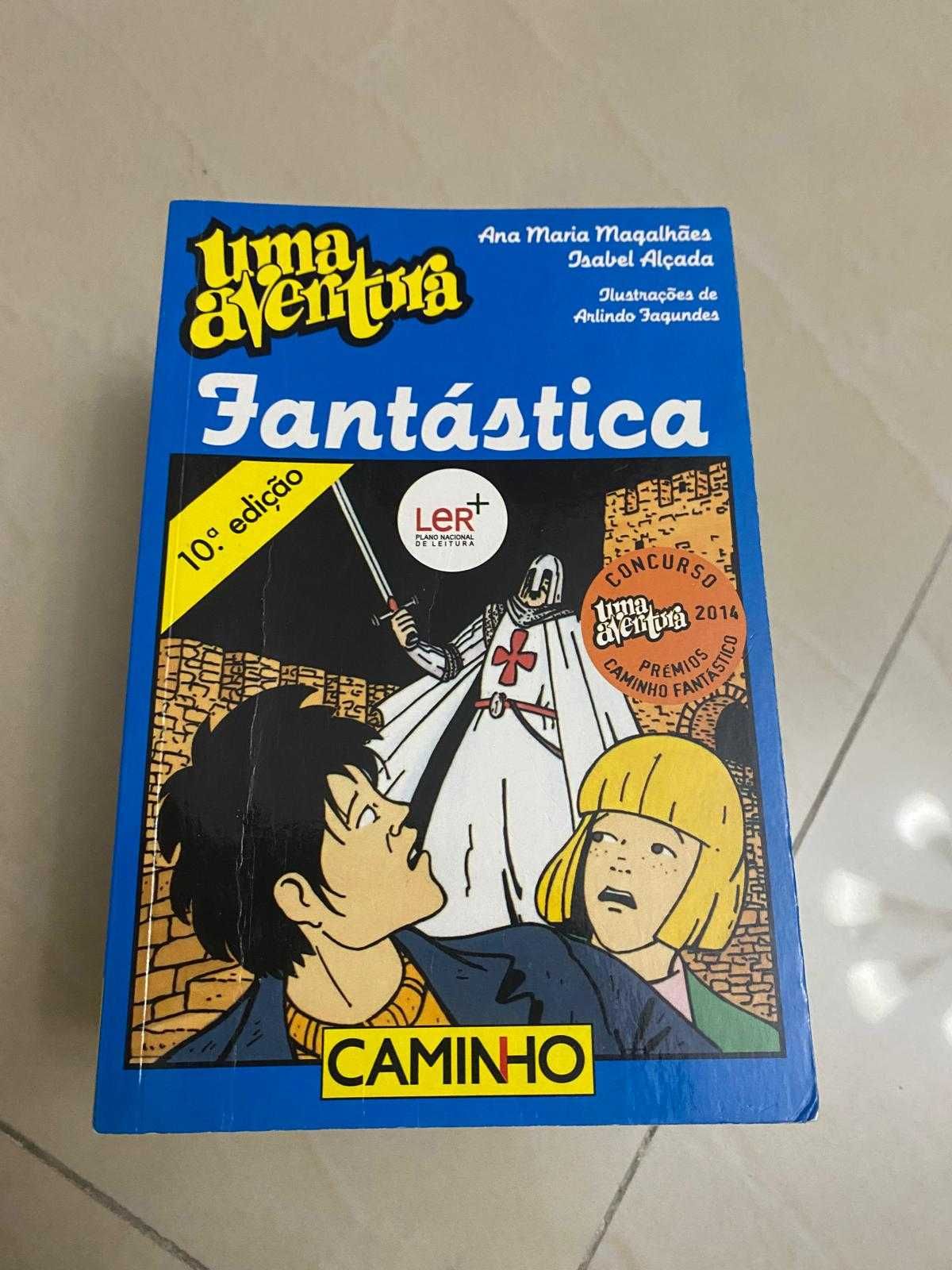 coleção de livros "Uma aventura"