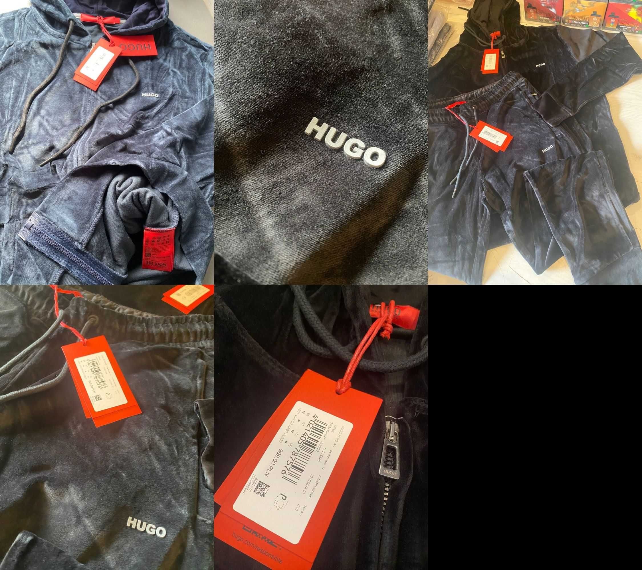 Komplety dresu męskie komplet dresu Ralph Welur Hugo Boss OUTLET
