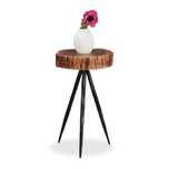 Designerski drewniany stolik